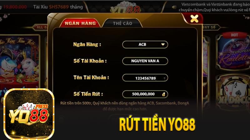 Rút Tiền Yo88